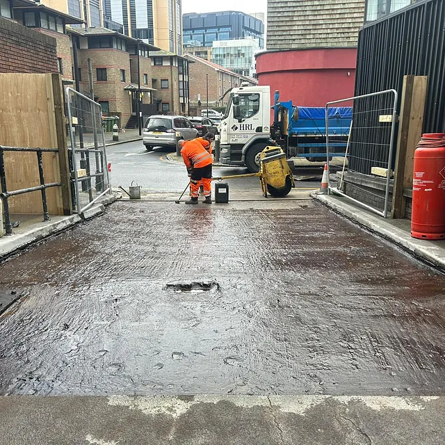 Entrance Resurfaced
