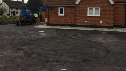 Surface dressing at a domestic home