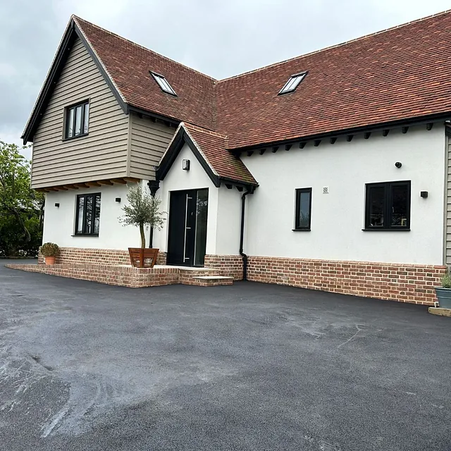 House drive resurfaced
